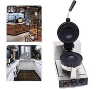 Ice cream burger maker, Stainless Steel Nonstick Plates commercial pancake maker, internet famous snack equipment, waffle maker, Panini Press Machine Household Single Head