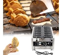 Ice Cream Burger,Waffle Maker, Adjustable Temp, Perfect for Fast Food, Snacks,Desserts Ideal for Restaurants Home Use