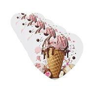 Ice Cream Car Air Freshener Cards for Women Men 4 Pack Cute Car Accessories Long Lasting Scent Car Diffuser Hanging Auto Aromatherapy Tablets Car Fresheners Gifts