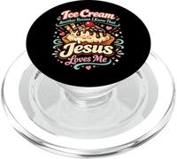Ice Cream Christian Jesus Ice Cream Another Reason I Know PopSockets PopGrip for MagSafe