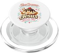 Ice Cream Christian Jesus Ice Cream Another Reason I Know PopSockets PopGrip for MagSafe