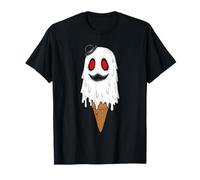 Ice Cream Clown Ghost - Creepy Monster Halloween Lover T-Shirt