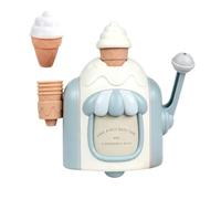 Ice Cream Cone Bath Toy Cute Funny Hand Crank Educational Wall Mounted
