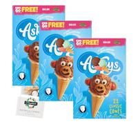 Ice Cream Cone Bundle with Askeys Ice Cream Cones 21x 3 Pack + Brightdale Kitchen Card
