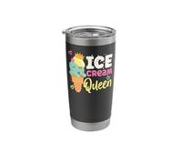 Ice Cream Cone Crown Sundae Ice Cream Queen Stainless Steel Insulated Tumbler