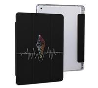 Ice Cream Cone Heartbeat Tablet Case with Pencil Holder Protective Cover Design Compatible for IPAD 2020 （10.2in）