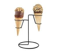 Ice Cream Cone Holder Ice Cream Cone Stand Ice Cream Cooling Rack Chips Stand Holder for Birthday Wedding Afternoon Tea Dessert Sushi