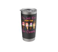 Ice Cream Cone I'm Just Here for The Ice Cream Stainless Steel Insulated Tumbler