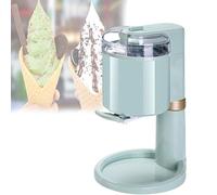 Ice Cream Cone Maker Automatic DIY Yogurt with Double Blade Agitator, Transparent Cover, and Detachable Food Grade Liner for Home and Cafe Use