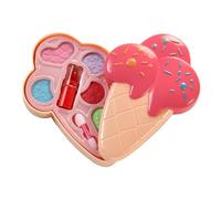 Ice Cream Cone Makeup Palette for Girls - Includes 5 Eye Shadows, Lipstick & Applicator, Featuring a Safe and Fun Design Loved by Every Girl