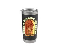 Ice Cream Cone Retro There is Nothing A Ice Cream Can't Fix Stainless Steel Insulated Tumbler