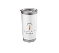 Ice Cream Cone Scoop Dessert Waffle Cone Stainless Steel Insulated Tumbler