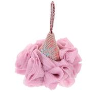 Ice Cream Cone Shaped Shower Ball Bath Puff Hanging Rope