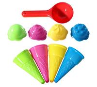 Ice Cream Cone Toy | Ice Cream Cone Play Mold with Scoop,Beach Sand Toys - for Backyard Park Picnic Camping Outdoor Travel Birthday Party Family Gathering Daycare Preschool