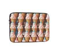 Ice Cream Cones Fifties Time Laptop Case 12 inch, TSA Laptop Sleeve Shockproof Protective Notebook Case Water Resistant Computer Carrying Cover Briefcase Handbags Men Women Computer Bag