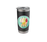 Ice Cream Cones Graphic Stainless Steel Insulated Tumbler