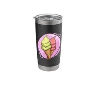 Ice Cream Cones Graphic Stainless Steel Insulated Tumbler