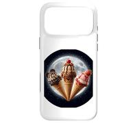 Ice Cream Cones under the terrestrial moon for taco lovers Case for iPhone 17 Pro Max