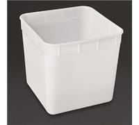 Vogue Ice Cream Plastic Container 10Ltr (10 Pack) - Freezer Storage Tubs for Gelato, Microwave Safe DA572