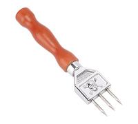 Ice Cream Cutter, Stainless Steel Ice Breaker, Heavy Duty Professional Ice Chopper with Wooden Handle, Dishwasher Safe Hand Ice Chipper for Bars, Restaurants, and Home Use