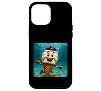 Ice Cream Diving Underwater Ocean Diver Swimming Summer Case for iPhone 12 Pro Max