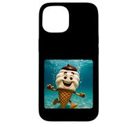 Ice Cream Diving Underwater Ocean Diver Swimming Summer Case for iPhone 15