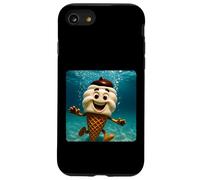 Ice Cream Diving Underwater Ocean Diver Swimming Summer Case for iPhone SE (2020) / 7/8