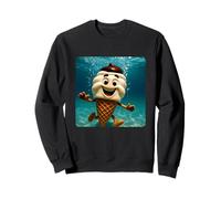 Ice Cream Diving Underwater Ocean Diver Swimming Summer Sweatshirt