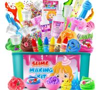 Ice Cream DIY Slime Kit for Girls, Butter, Foam, Cloud Slime with Add-ins
