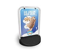 Ice Cream Eco Swinger Pavement Sign MEGA Listing Outdoor Street Advertising Display…