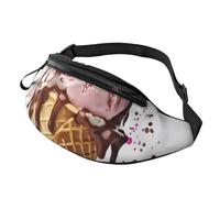 Ice Cream Fanny Pack for Men Women, Waterproof Sports Waist Bag Fashion Belt Bag Crossbody Bags Hip Bum Bag with Adjustable Strap Large Sling Bag Purse for Travel Hiking
