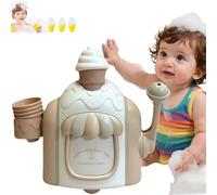 Ice Cream Foam Machine Car Bath Toys Powerful Suction Delicate Supplies Toddler Portable Ice Cream Maker Bubble IceCream Toy for Girls Boys Gift