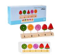 Ice Cream Game - Wooden Toys | Imagination Candy for Kids, Sensory Combination Skill Development Game, Imaginative Role Play, Skill Kit