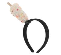 Ice Cream Headband for White Plastic Cartoon Party Accessory | Pastel Style, Comfortable Photo Prop, Family Gatherings and Beach Party Use, Versatile Styling for Boys