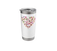 Ice Cream Heart Cone Popsicle Stainless Steel Insulated Tumbler