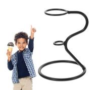 Ice Cream Holder - Single Cone Display Stand, Elegant Sushi Roll Fries Display Rack with Solid Structure for Sausages, Snacks, Desserts | Practical Party Service for the