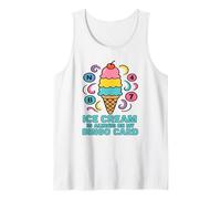 Ice Cream Is Always on My Bingo Card Funny Bingo Lover Tank Top