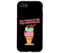 Ice Cream Juicy Flavor Summer Cold Emotional Colorful Gift Case for iPhone SE (2020) / 7/8