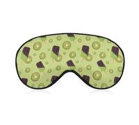 Ice Cream Kiwi Eye Sleep Mask,Super Soft Eye Masks with Adjustable Strap,Ultimate Sleeping Aid,Blindfold,Relax & Relieve Your Fatigue,Puffy Eyes