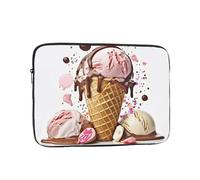 Ice Cream Laptop Case 17 inch, Shockproof Protective Computer Sleeve Cover Water Resistant Laptop Bag Carrying Tablet Cover Briefcase Handbags Gifts for Men Women