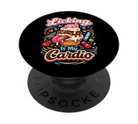 Ice Cream Licking Is My Cardio PopSockets Adhesive PopGrip