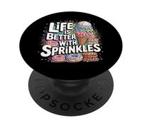 Ice Cream Lover Life Is Better With Sprinkles PopSockets Adhesive PopGrip