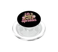 Ice Cream Lover Life Is Better With Sprinkles PopSockets PopGrip for MagSafe