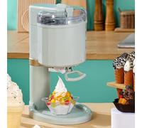 Ice Cream Machine, 1L Soft Serve Maker, Fully Automatic Mini DIY Soft Ice Cream Maker, Compact Home Dessert Machine for Fruit Treats