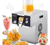 Ice Cream Machine, Commercial Continuous Ice Cream Maker for Milk Shaved Ice, Production Capacity 60kg