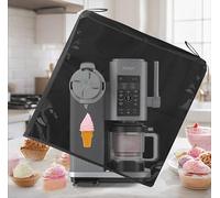 Ice Cream Machine Dust Cover for Ninja NC701 | Waterproof Dust-Proof | Translucent Style for Easy Model ID | Made of 600D Nylon | Compatible with Ninja Creami Swirl Soft Serve Maker(Dust Cover)