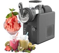 Ice Cream Machine for Smoothies and Cold Drinks, Fully Automatic Energy-Saving Shaved Ice Maker for Quick Frozen Desserts, Household Kitchen Appliance