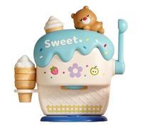 Ice Cream Machine, Funny Realistic Interactive Bubble Maker, Practical Bath Aid, Functional Nursery Supply, Portable Preschool Accessory, for Home Daily Travel Daycare Birthday Holiday Party Routine