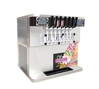 ice cream machine Multi Flavor 7-hole Ice Cream Machine Desktop Ice Cream Machine Commercial Fully Automatic Milk Tea Shop