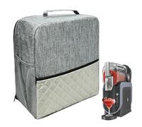 Ice Cream Machine Storage Bag Carry Bag Compatible with Ninja SLUSHi Ice Beverage Machine Cover with Multiple Large Pockets for Ninja FS301EU, Grey